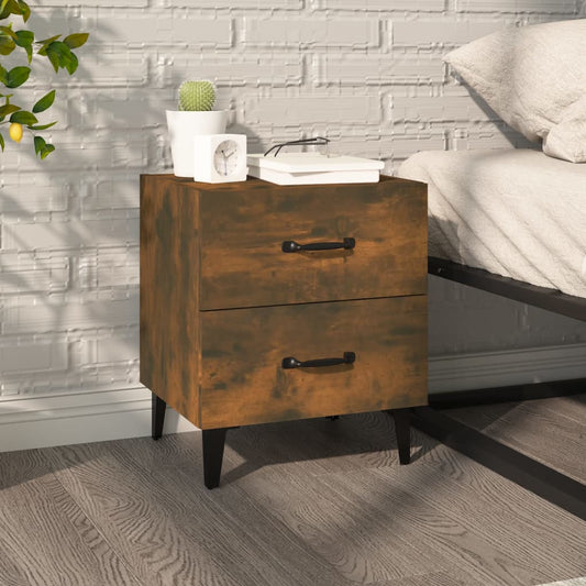 Comodino Rovere Fumo 40x35x47,5 cm | homemem39
