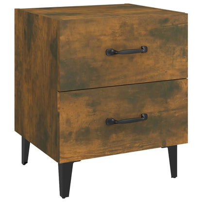 Comodini 2 pz Rovere Fumo 40x35x47,5 cm - homemem39
