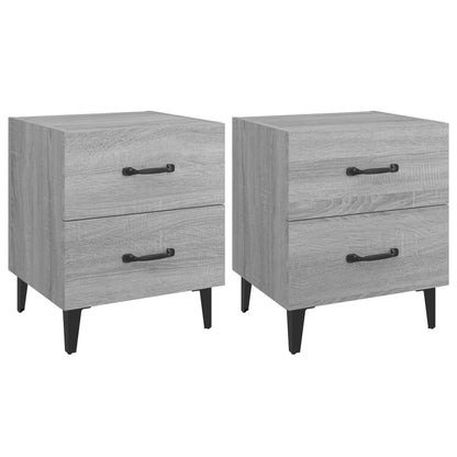 Comodini 2 pz Grigio Sonoma 40x35x47,5 cm | homemem39