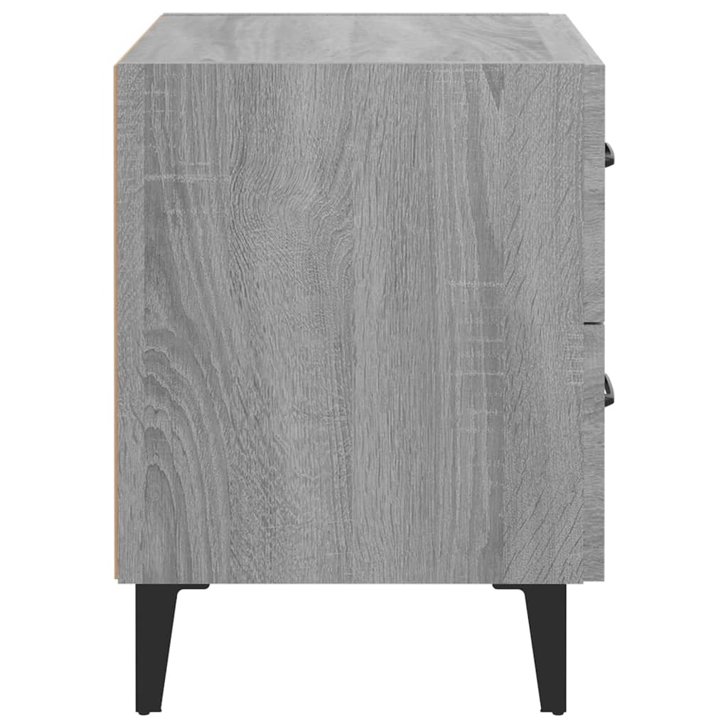Comodini 2 pz Grigio Sonoma 40x35x47,5 cm | homemem39
