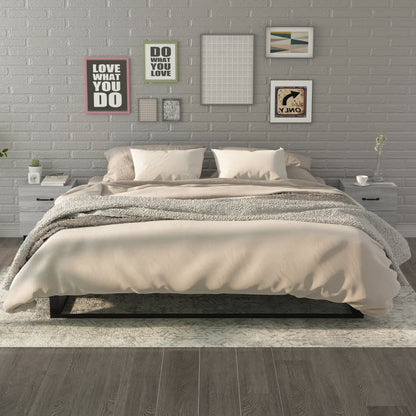 Comodini 2 pz Grigio Sonoma 40x35x47,5 cm | homemem39