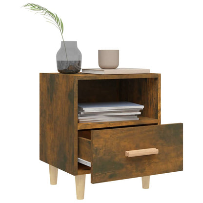Comodini 2 pz Rovere Fumo 40x35x47 cm - homemem39