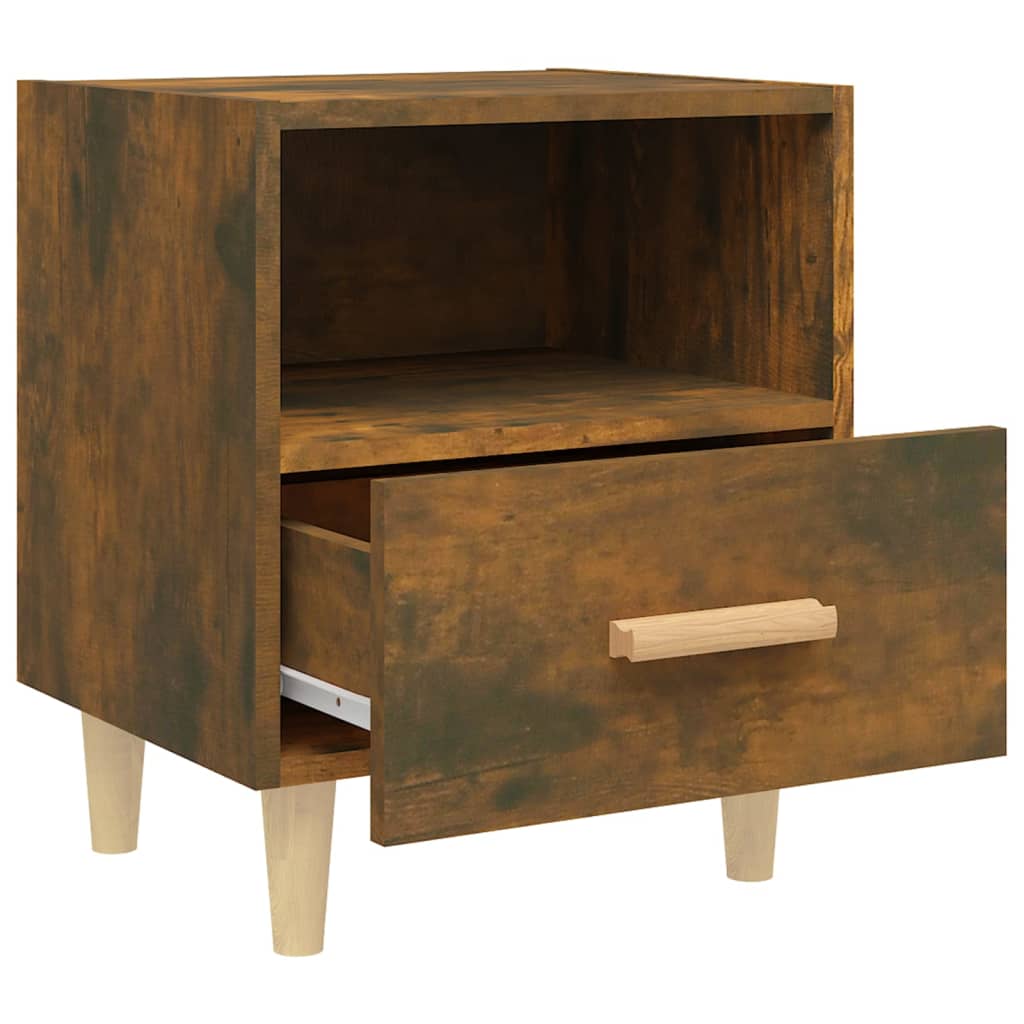 Comodini 2 pz Rovere Fumo 40x35x47 cm - homemem39
