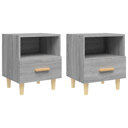 Comodini 2 pz Grigio Sonoma 40x35x47 cm - homemem39