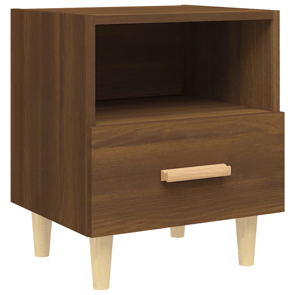 Comodini 2 pz Rovere Marrone 40x35x47 cm - homemem39