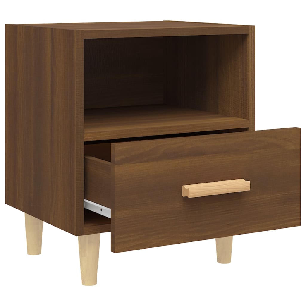 Comodini 2 pz Rovere Marrone 40x35x47 cm - homemem39