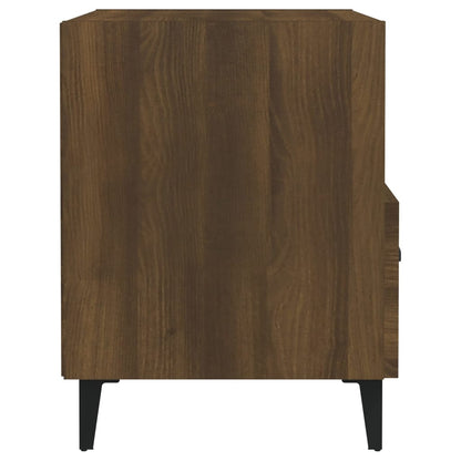 Comodini 2 pz Rovere Marrone in Legno Multistrato - homemem39