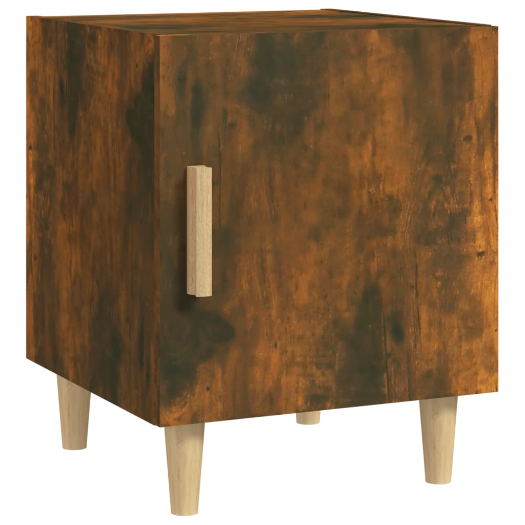 Comodino Rovere Fumo in Legno Multistrato - homemem39