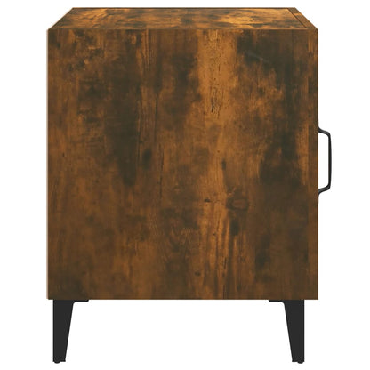 Comodini 2 pz Rovere Fumo in Legno Multistrato - homemem39