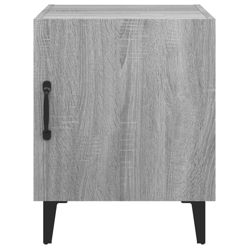 Comodino Grigio Sonoma in Legno Multistrato | homemem39