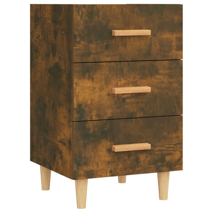 Comodino Rovere Fumo 40x40x66 cm in Legno Multistrato - homemem39