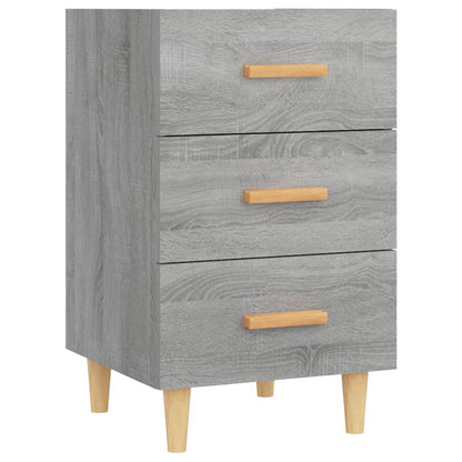 Comodino Grigio Sonoma 40x40x66 cm in Legno Multistrato - homemem39