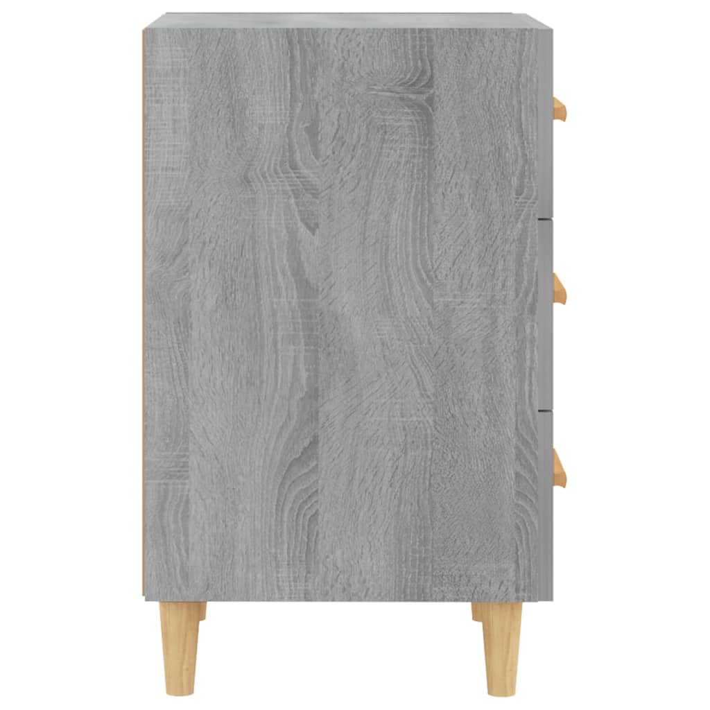 Comodino Grigio Sonoma 40x40x66 cm in Legno Multistrato - homemem39