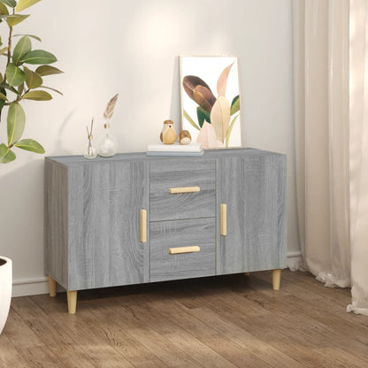 Credenza Grigio Sonoma 100x36x60 cm in Legno Multistrato - homemem39