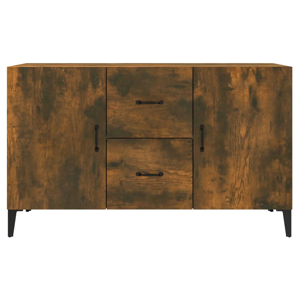 Credenza Rovere Fumo 100x36x60 cm in Legno Multistrato - homemem39
