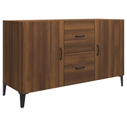 Credenza Rovere Marrone 100x36x60 cm in Legno Multistrato - homemem39