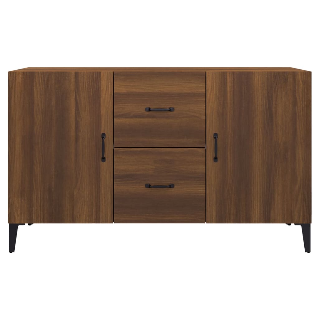 Credenza Rovere Marrone 100x36x60 cm in Legno Multistrato - homemem39