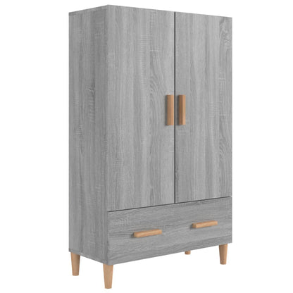 Credenza Grigio Sonoma 70x31x115 cm in Legno Multistrato - homemem39