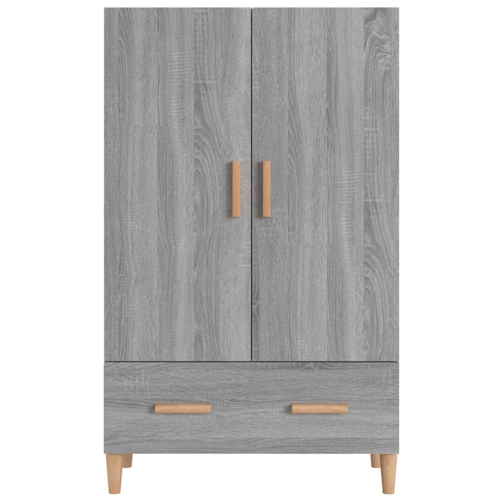 Credenza Grigio Sonoma 70x31x115 cm in Legno Multistrato - homemem39