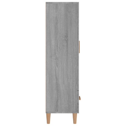 Credenza Grigio Sonoma 70x31x115 cm in Legno Multistrato - homemem39