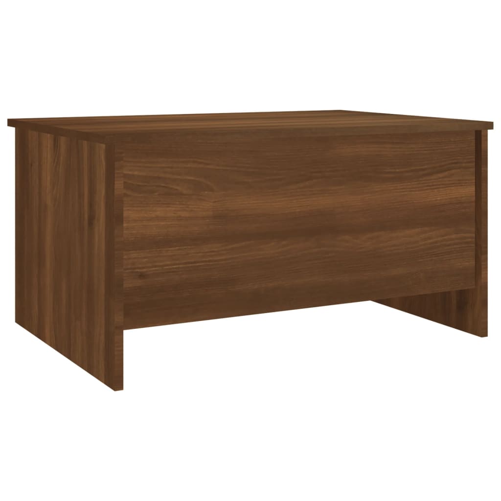 Tavolino Salotto Rovere Marrone 80x55,5x41,5 Legno Multistrato | homemem39