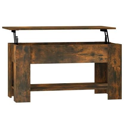 Tavolino da Salotto Rovere Fumo 101x49x52 cm Legno Multistrato | homemem39