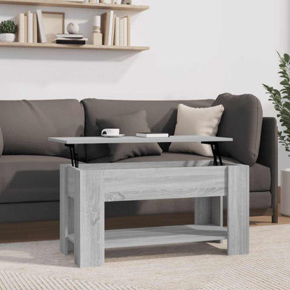 Tavolino da Salotto Grigio Sonoma 101x49x52cm Legno Multistrato | homemem39