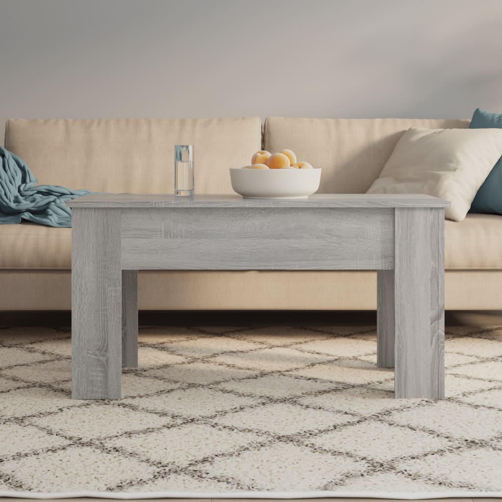 Tavolino da Salotto Grigio Sonoma 101x49x52cm Legno Multistrato | homemem39