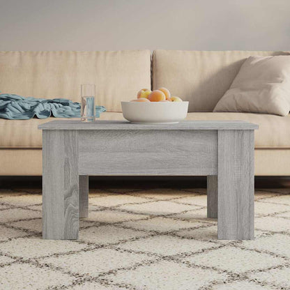Tavolino da Salotto Grigio Sonoma 79x49x41 cm Legno Multistrato