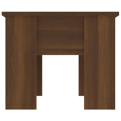 Tavolino da Salotto Rovere Marrone 79x49x41cm Legno Multistrato