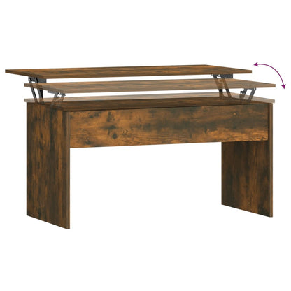 Tavolino Rovere Fumo 102x50,5x52,5 cm in Legno Multistrato | homemem39