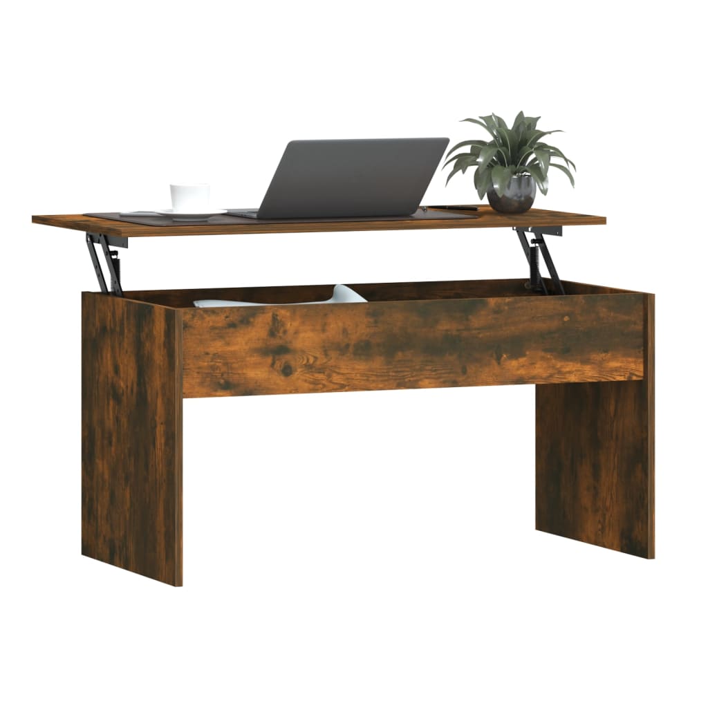 Tavolino Rovere Fumo 102x50,5x52,5 cm in Legno Multistrato | homemem39