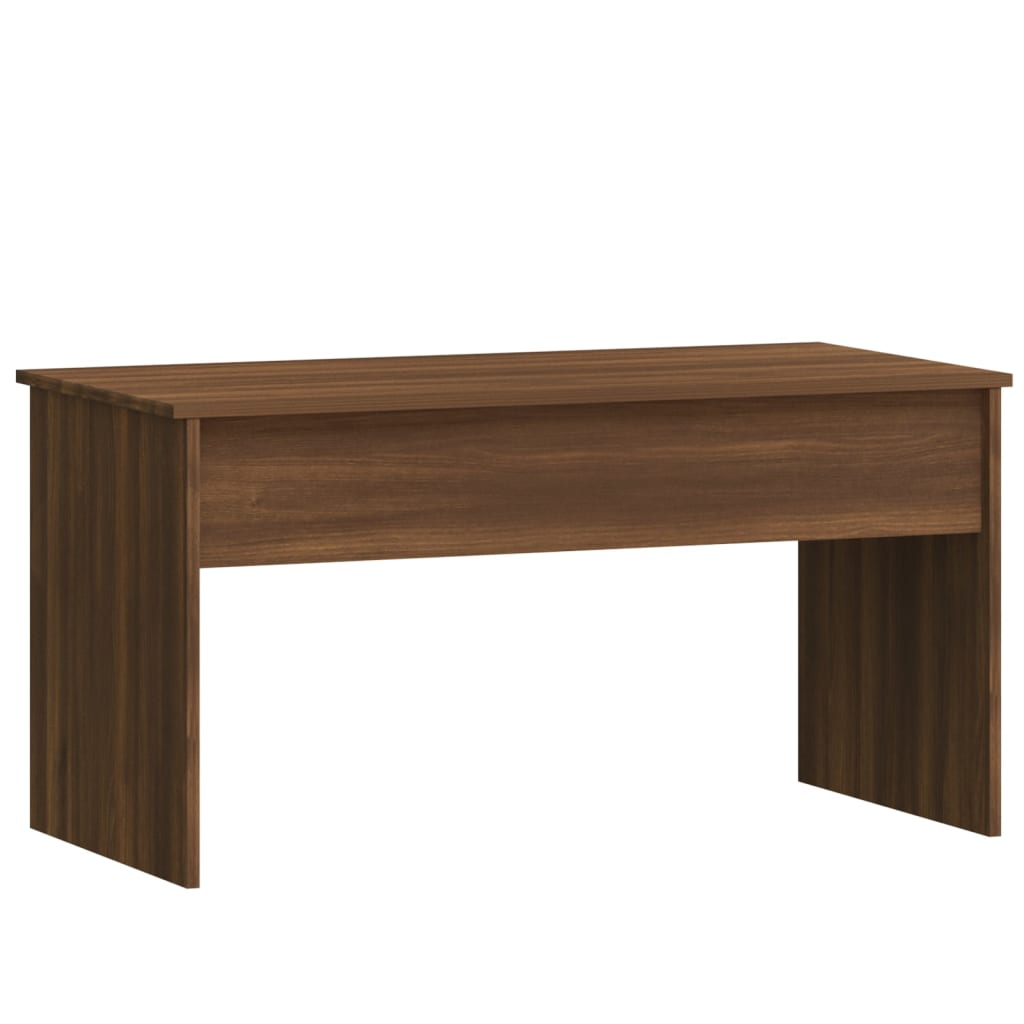 Tavolino Rovere Marrone 102x50,5x52,5 cm in Legno Multistrato | homemem39