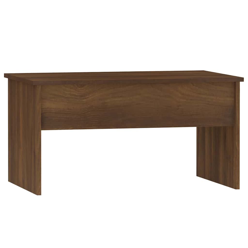 Tavolino Rovere Marrone 80x50,5x41,5 cm in Legno Multistrato | homemem39