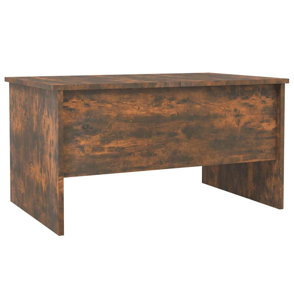 Tavolino da Salotto Rovere Fumo 80x50x42,5 cm Legno Multistrato | homemem39