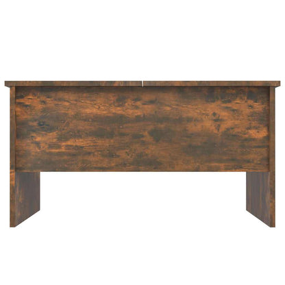 Tavolino da Salotto Rovere Fumo 80x50x42,5 cm Legno Multistrato | homemem39