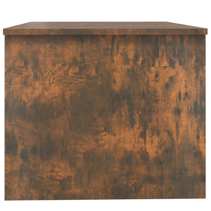 Tavolino da Salotto Rovere Fumo 80x50x42,5 cm Legno Multistrato | homemem39
