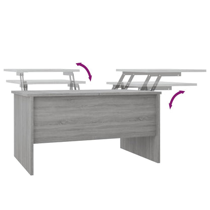 Tavolino Salotto Grigio Sonoma 80x50x42,5 cm Legno Multistrato | homemem39