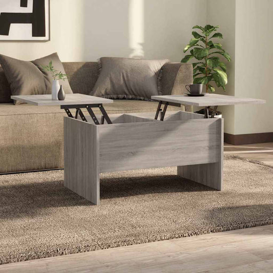 Tavolino Salotto Grigio Sonoma 80x50x42,5 cm Legno Multistrato | homemem39