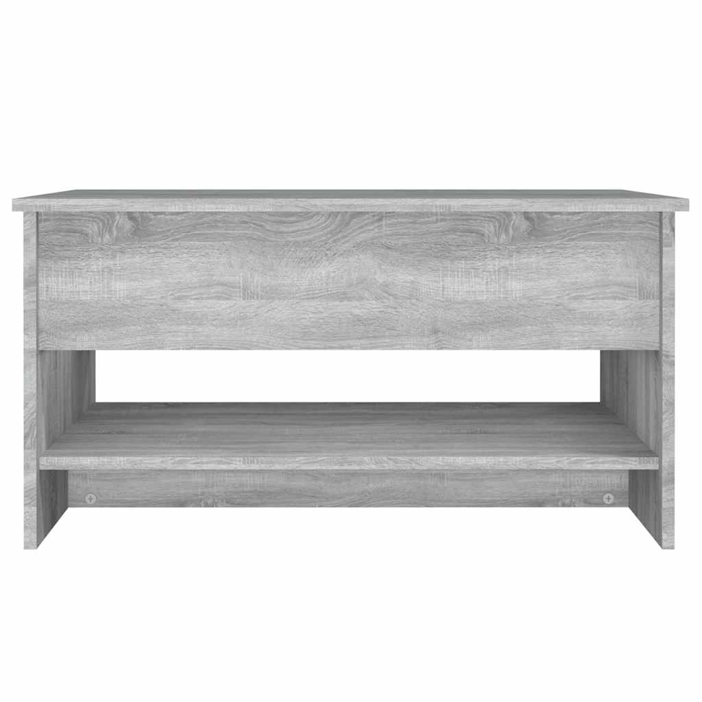 Tavolino da Salotto Grigio Sonoma 80x50x40 cm Legno Multistrato | homemem39