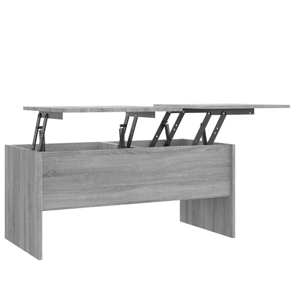 Tavolino Grigio Sonoma 102x50,5x46,5 cm in Legno Multistrato | homemem39