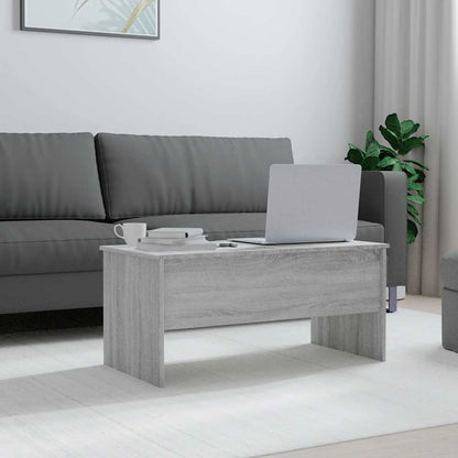 Tavolino Grigio Sonoma 102x50,5x46,5 cm in Legno Multistrato | homemem39