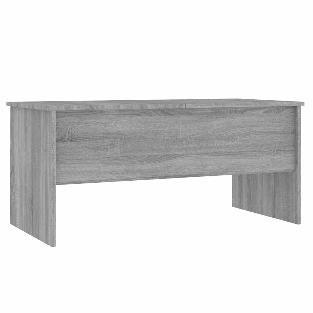 Tavolino Grigio Sonoma 102x50,5x46,5 cm in Legno Multistrato | homemem39