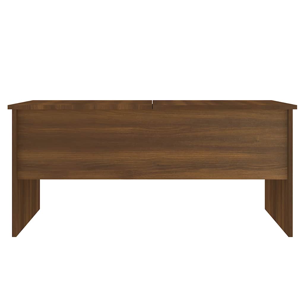 Tavolino Rovere Marrone 102x50,5x46,5 cm Legno Multistrato | homemem39