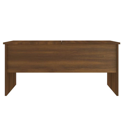 Tavolino Rovere Marrone 102x50,5x46,5 cm Legno Multistrato