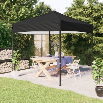 Tenda per Feste Pieghevole Nera 2x2 m | homemem39