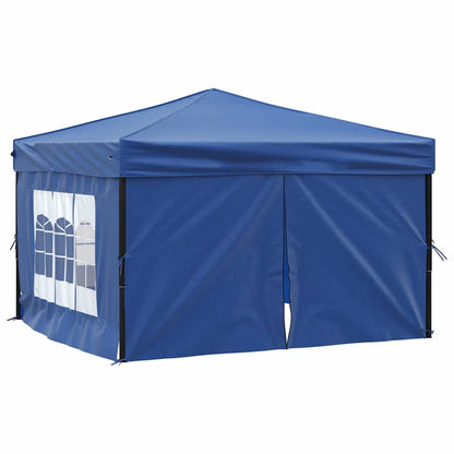 Tenda per Feste Pieghevole con Pareti Laterali Blu 3x3 m - homemem39