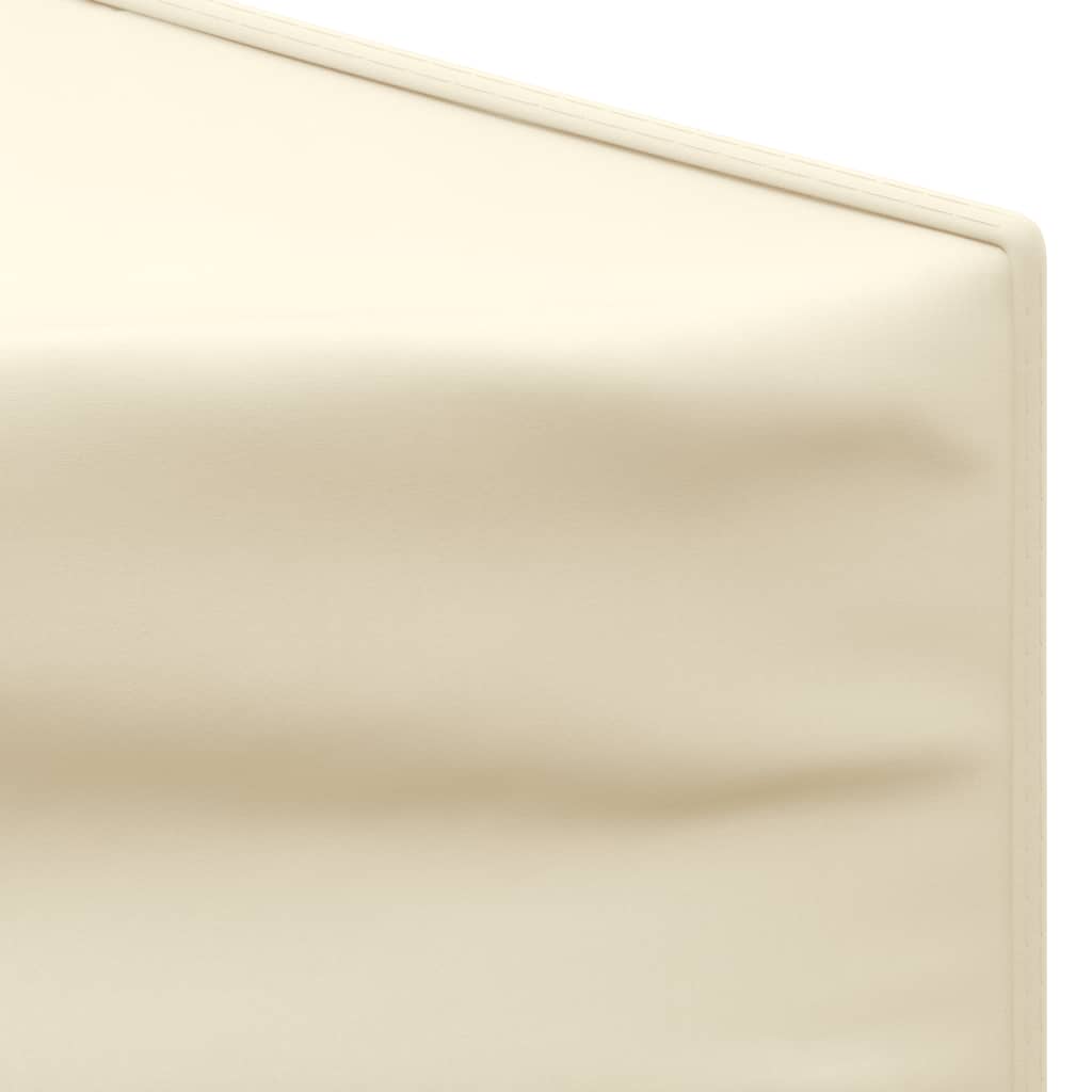 Tenda per Feste Pieghevole con Pareti Laterali Crema 3x3 m | homemem39