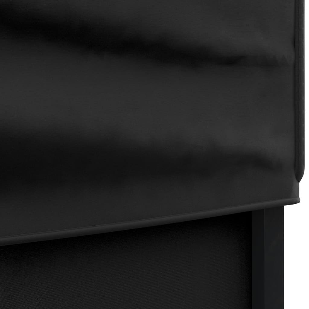 Tenda per Feste Pieghevole con Pareti Laterali Nero 3x3 m | homemem39