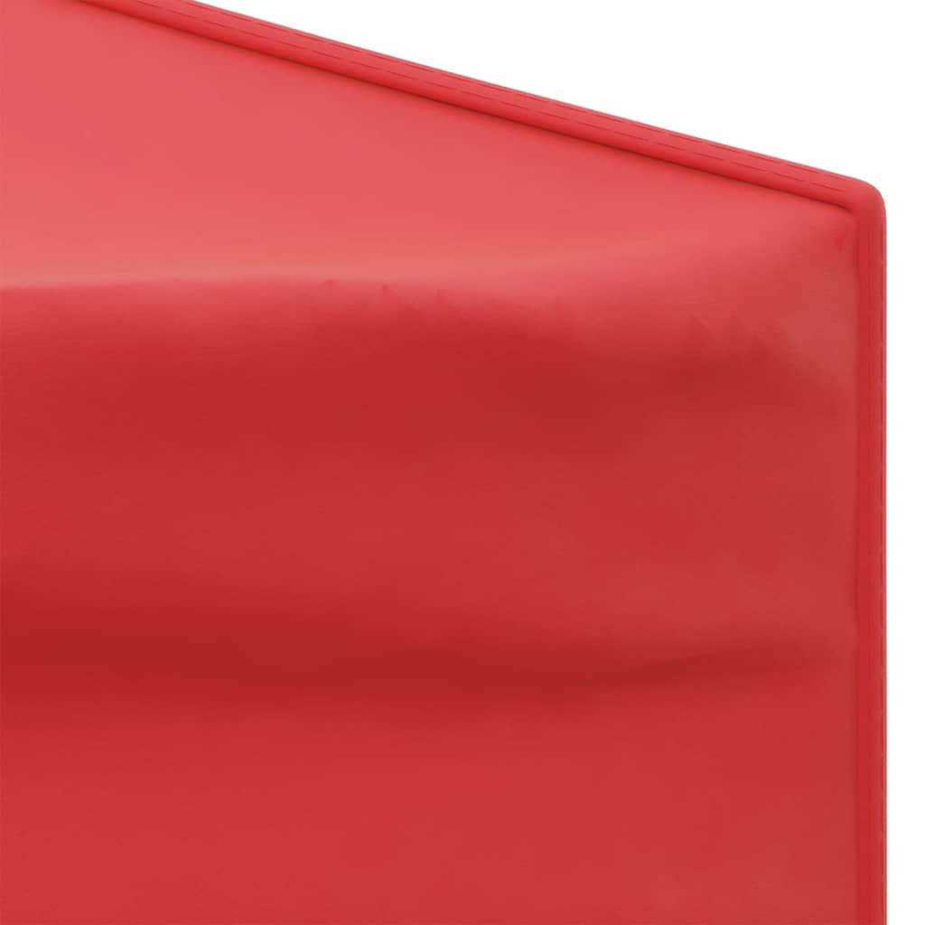 Tenda per Feste Pieghevole con Pareti Laterali Rosso 3x3 m | homemem39